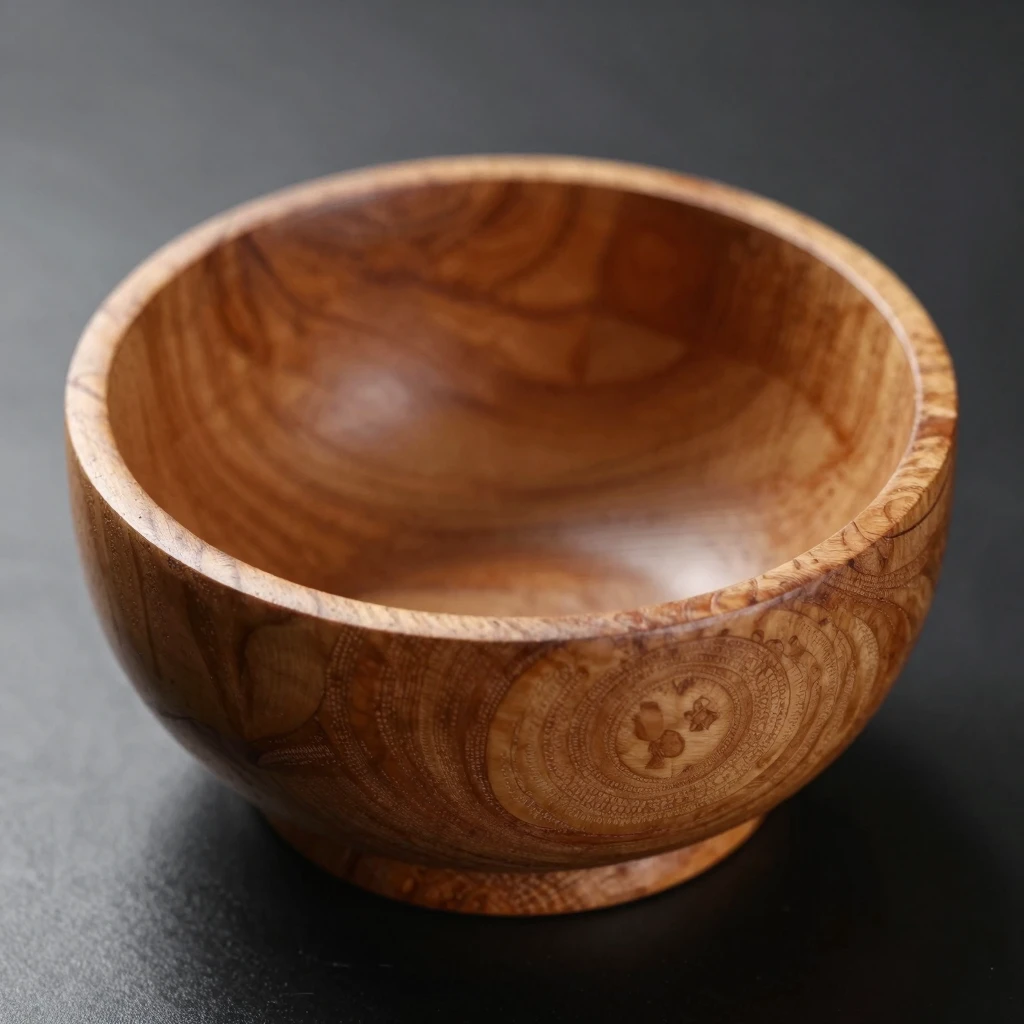 Håndskåret Tre Skål